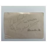 Lydia Kyasht original signature