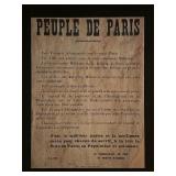 Vintage reprint 1940 French Paper