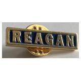 40th POTUS Ronald Reagan pin