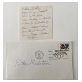 Leading Lady Esther Ralston signed cover