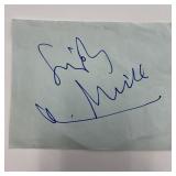 Simply Red Mick Hucknall signature cut