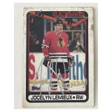 Chicago Blackhawks Jocelyn Lemieux 1990 Topps...