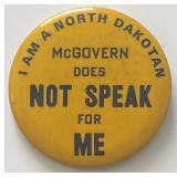 Anti George McGovern pin