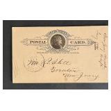 United States 1890 post card