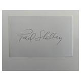 Paul Shelley original signature