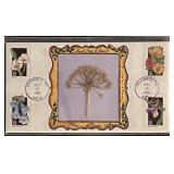 Pressed Flower Art FDC 1992.