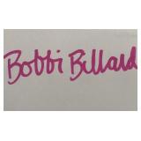Bobbi Billard original signature
