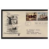 Voyage of Christopher Columbus First Day Cover