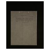1944 Reprint Letter Signed by Dwight D Eisenhower