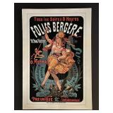 Paris France Follies Bergere Vintage Art Print