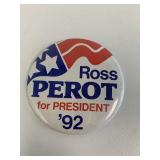 Ross Perot for President 1992 pin