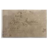 American writer Henry Miller original signature