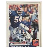 Buffalo Bills Carlton Bailey signed 1992 Fleer...