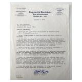 Congressman Matthew J. Rinaldo signed letterc