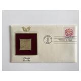 Flowers Camellia Gold Stamp Replica First Day...