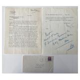 Major General Preston Brown signed letter