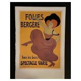 Paris France Follies Bergere Vintage Art Print