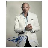 Rapper Pitbull signed photo