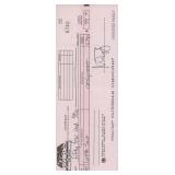Mash Loretta Swit signed check