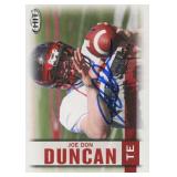 Joe Don Duncan signed trading card