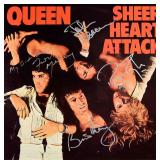 Queen signed Sheer Heart Attack album