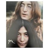 Yoko Ono signed photo