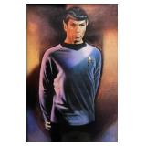 Rare Star Trek 1991 character illustration of...