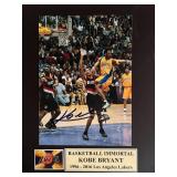 Kobe Bryant signed photo