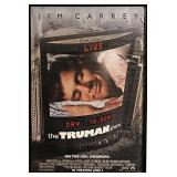 The Truman Show cast signed poster