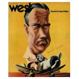 Howard Hughes signed magazine