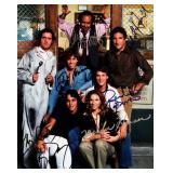 Taxi cast signed photo