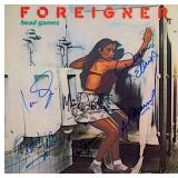 Foreigner Head Games signed album