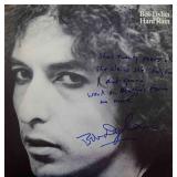 Bob Dylan signed "Hard Rain" album
