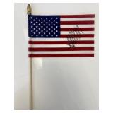 Donald Trump signed flag