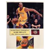 Kobe Bryant signed photo