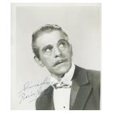 Boris Karloff Universal Monster signed photo....