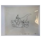 The Flintstones original hand drawn artwork for...