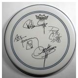 Kiss signed drum head