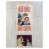 Task Force original 1949 vintage insert movie...