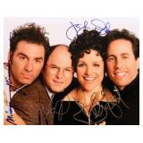 Seinfeld cast signed promo photo