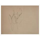 Judy Garland signature slip