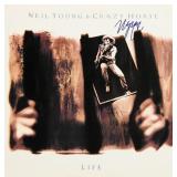 Neil Young Life signed album