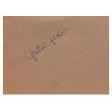 Greta Garbo signature slip