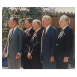 5 American Presidents signed photo. GFA...
