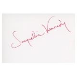 Jacqueline Kennedy signature cut