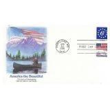 America the Beautiful Lake FDC
