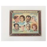 Famous Faces of the 20th Century Stamp Set -...