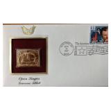 Opera Singers Lawrence Tibbett Gold Stamp...