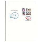 V-J Day 50th Anniversary - First Day Cover -...