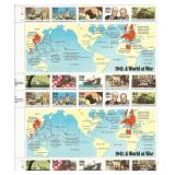 1941 WWII A World At War Stamps